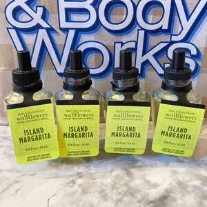 Four Bath & Body Works Island Margarita Wallflowers Refills